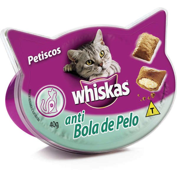 Petisco Whiskas Temptations Anti Bolas de Pelo 40g