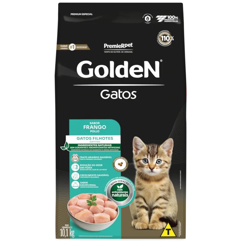 Ração Golden Gatos Filhotes Frango 1kg