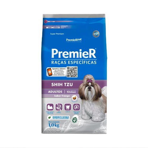 Ração Premier Raças Específicas Shih Tzu Adultos 1kg